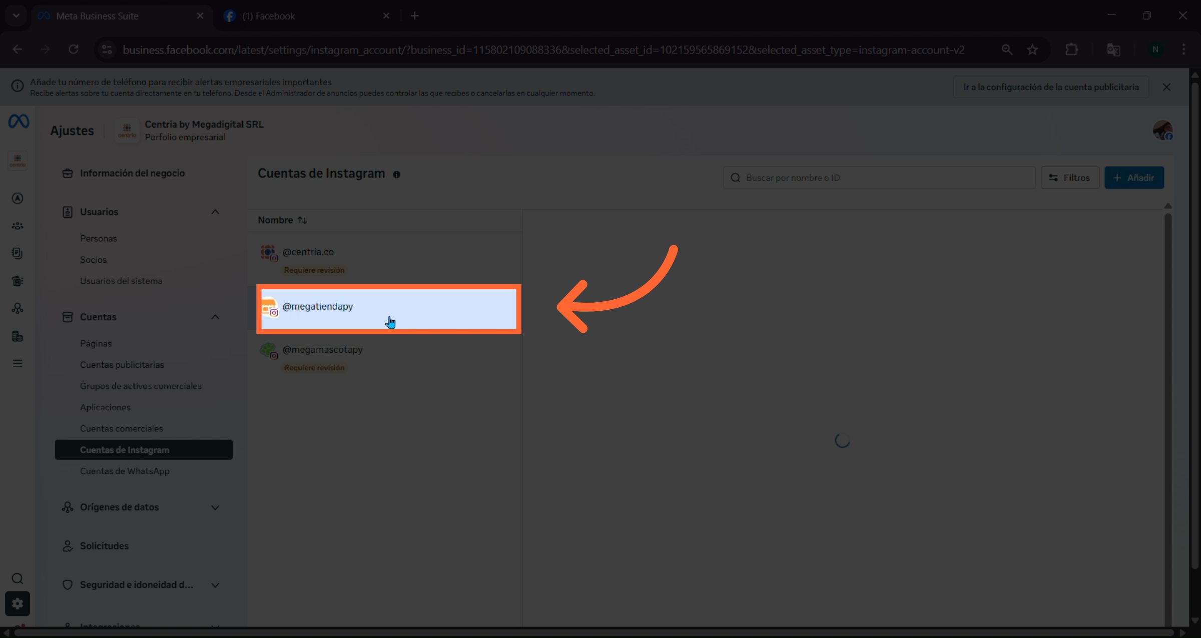 Cuentas de instagram